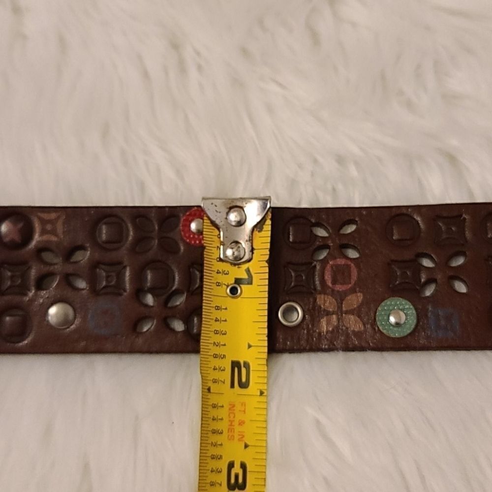FOSSIL brown leather belt - Picture 7 of 7